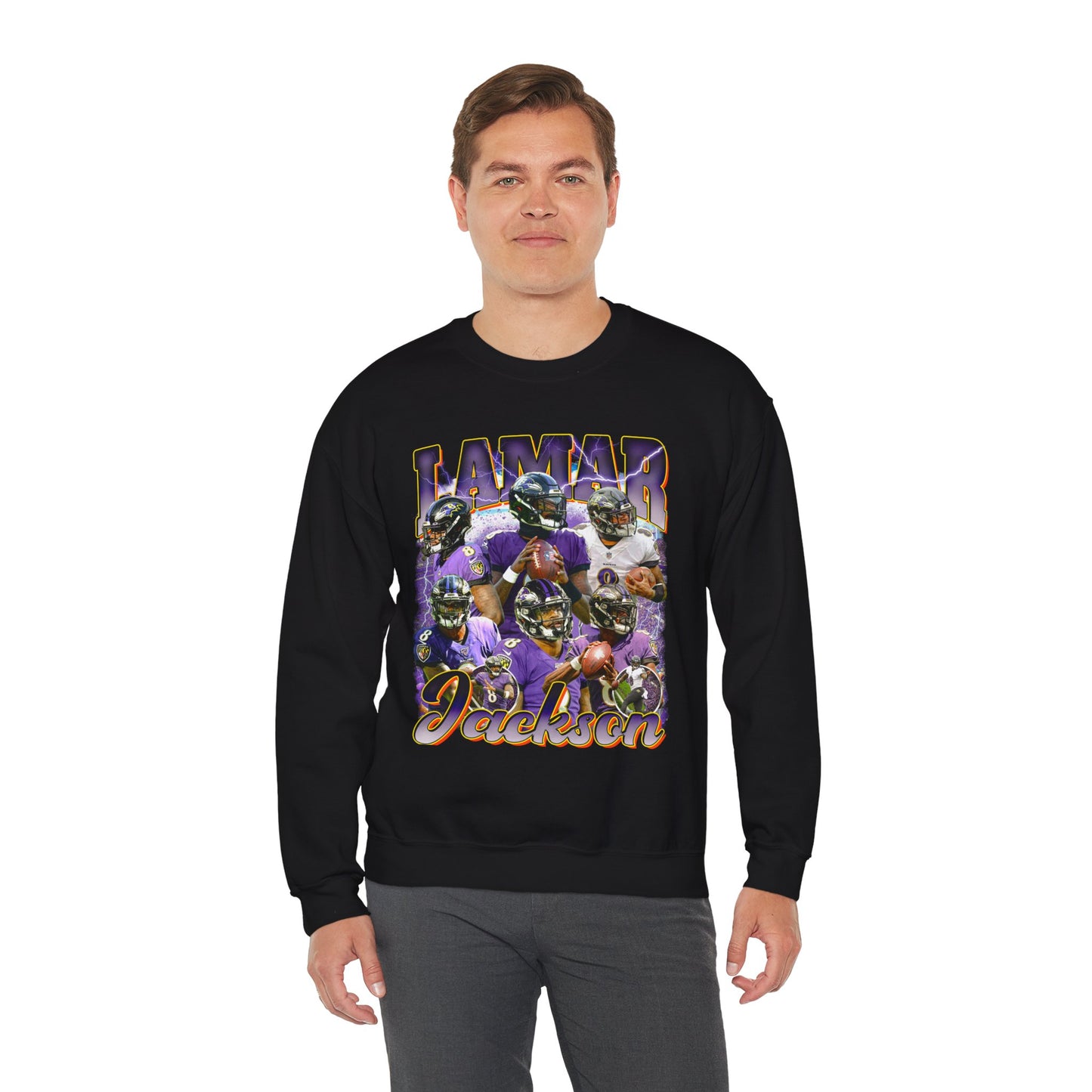 Ravens, Baltimore Ravens They Not Like Us Sweatshirt, Lamar Jackson Sweater, Unisex Retro Sweatshirt, Trending Sweater, Crewneck Sweatshirt