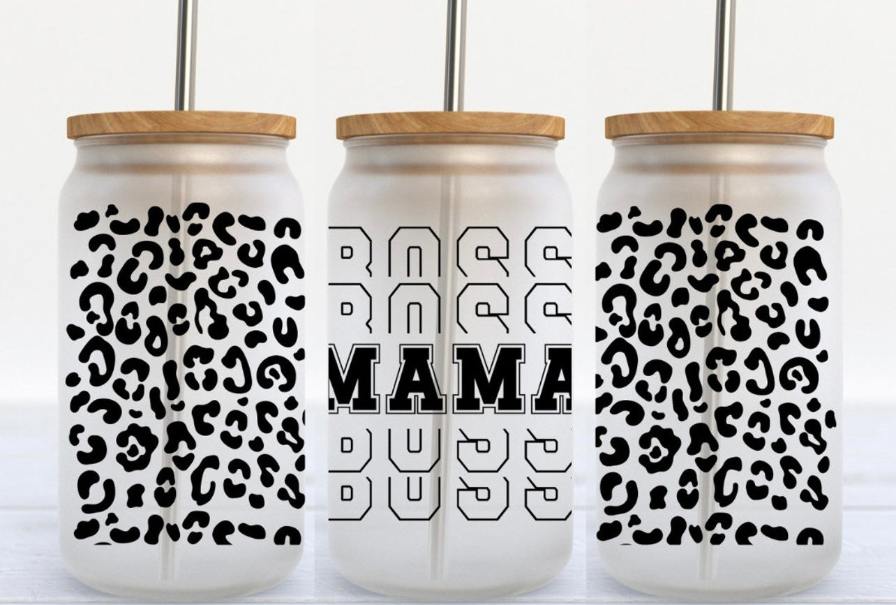 Boss Mama 16oz Glass Can