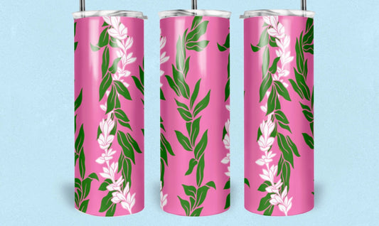 Plumeria Twist 20oz Tumbler