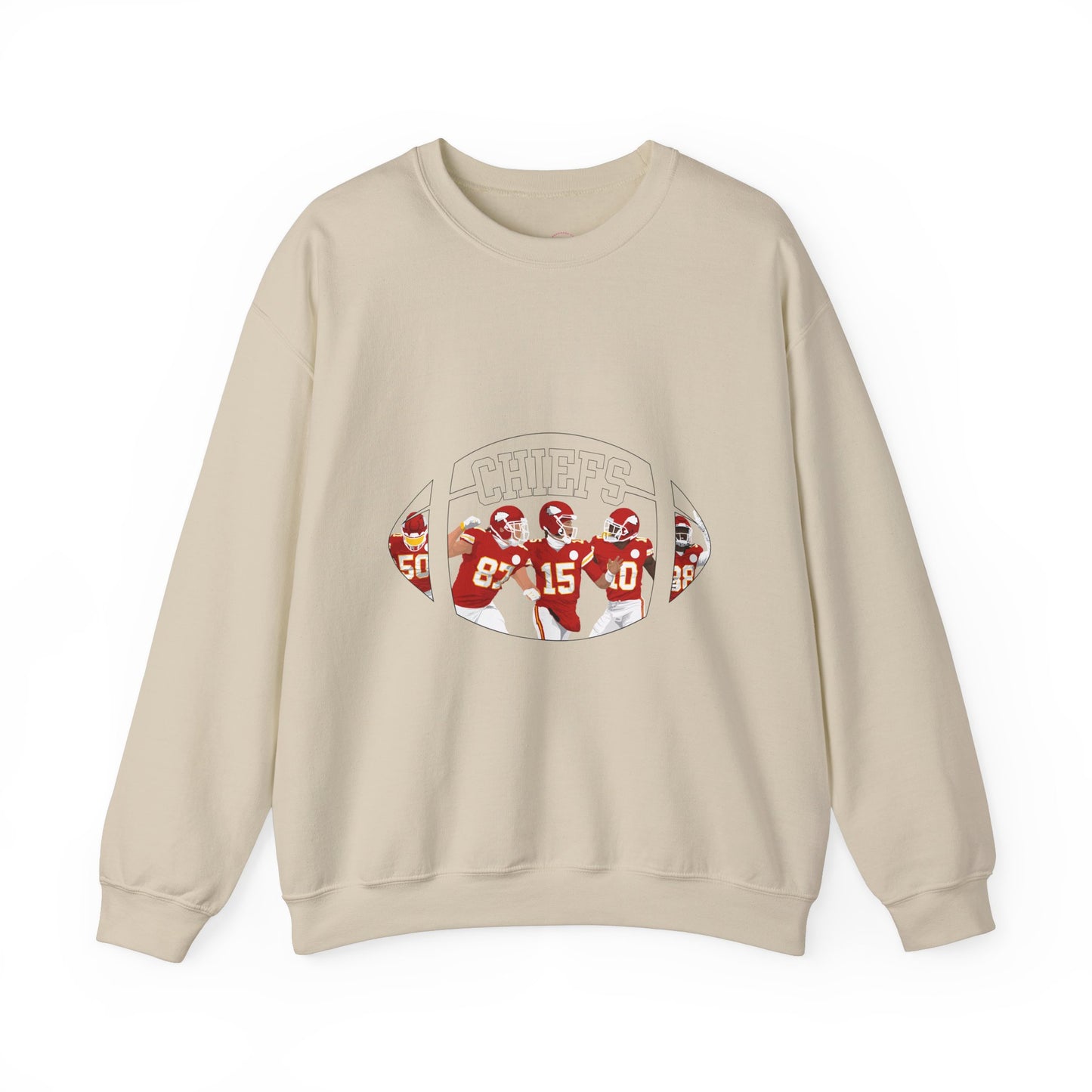 Chiefs, Kansas City Chiefs Football Name Sweatshirt, Patrick Mahomes, Travis Kelsce, Unisex Retro Sweatshirt, Trending Sweater, Crewneck