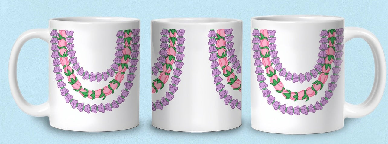 Lei Lokelani & Crown Flower Mug