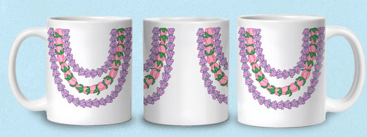 Lei Lokelani & Crown Flower Mug