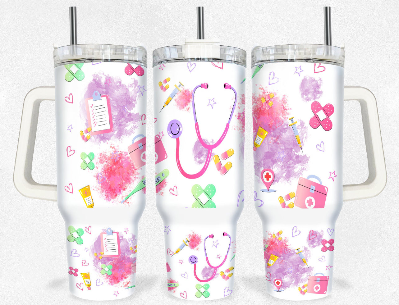 Nurse 40oz Dupe Tumbler