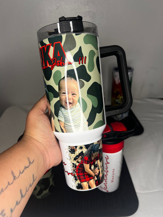 Completely Customized 40oz Dupe Tumbler