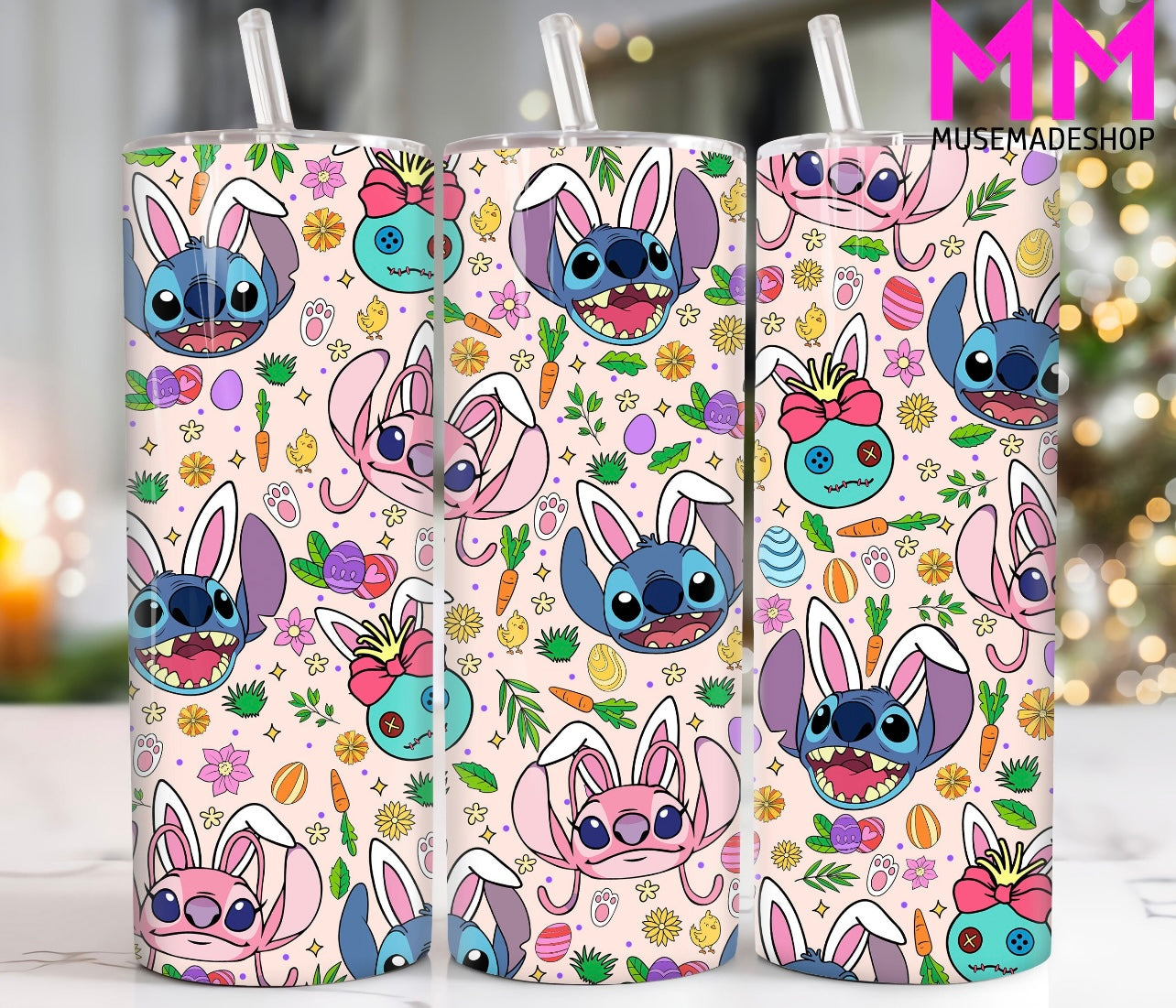 Stitch & Angel Easter 20oz Tumbler