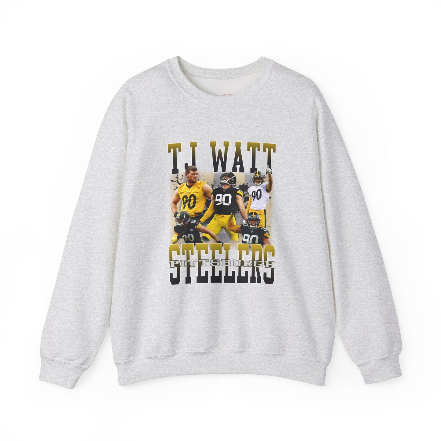 Vintage Pittsburgh Football Sweatshirt, Crewneck, NFL Shirt, TJ Watt Retro 90s Bootleg, Sports Fan Gift