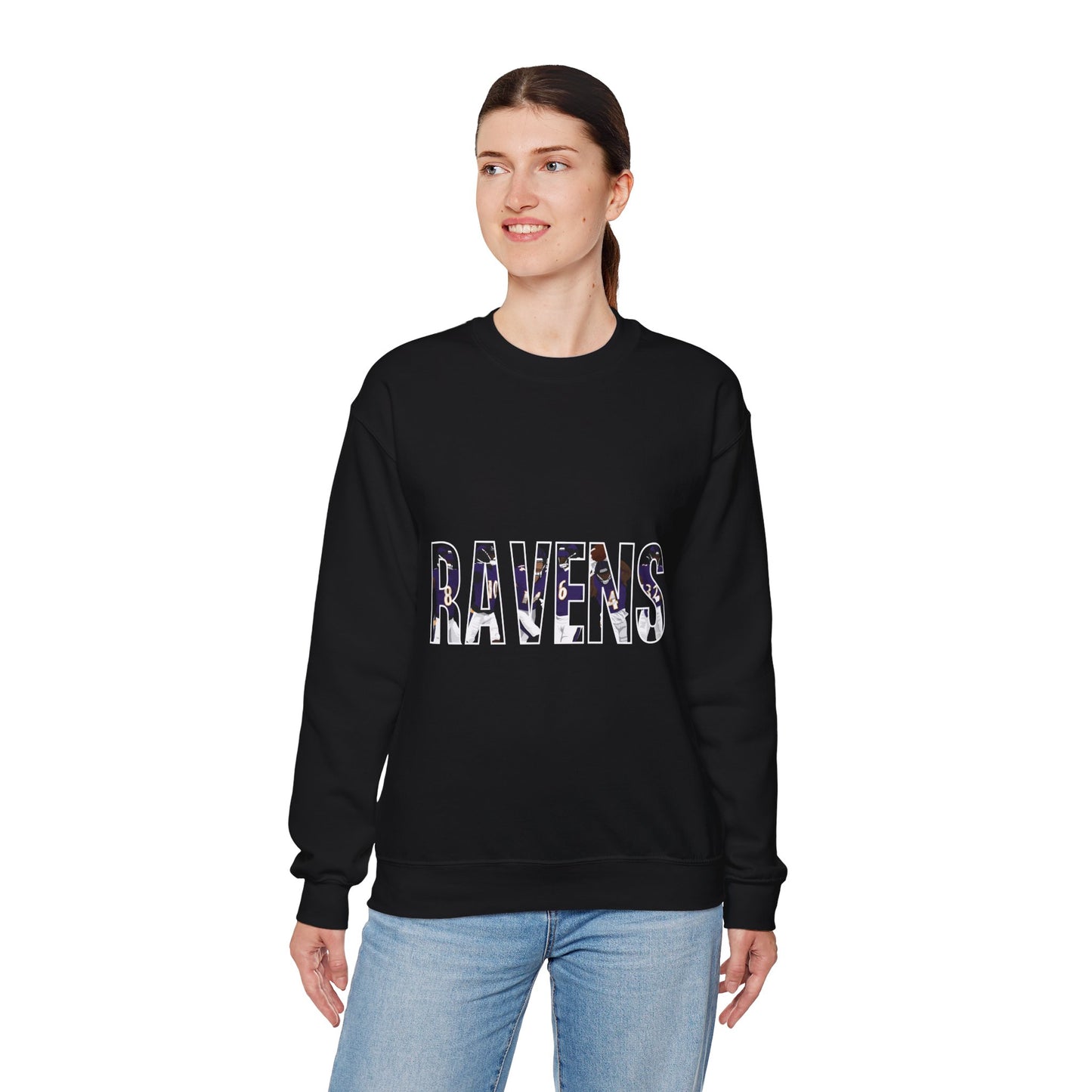 Ravens, Baltimore Ravens Sweatshirt, Lamar Jackson Sweater, Unisex Retro Sweatshirt, Trending Sweater, Crewneck Sweatshirt