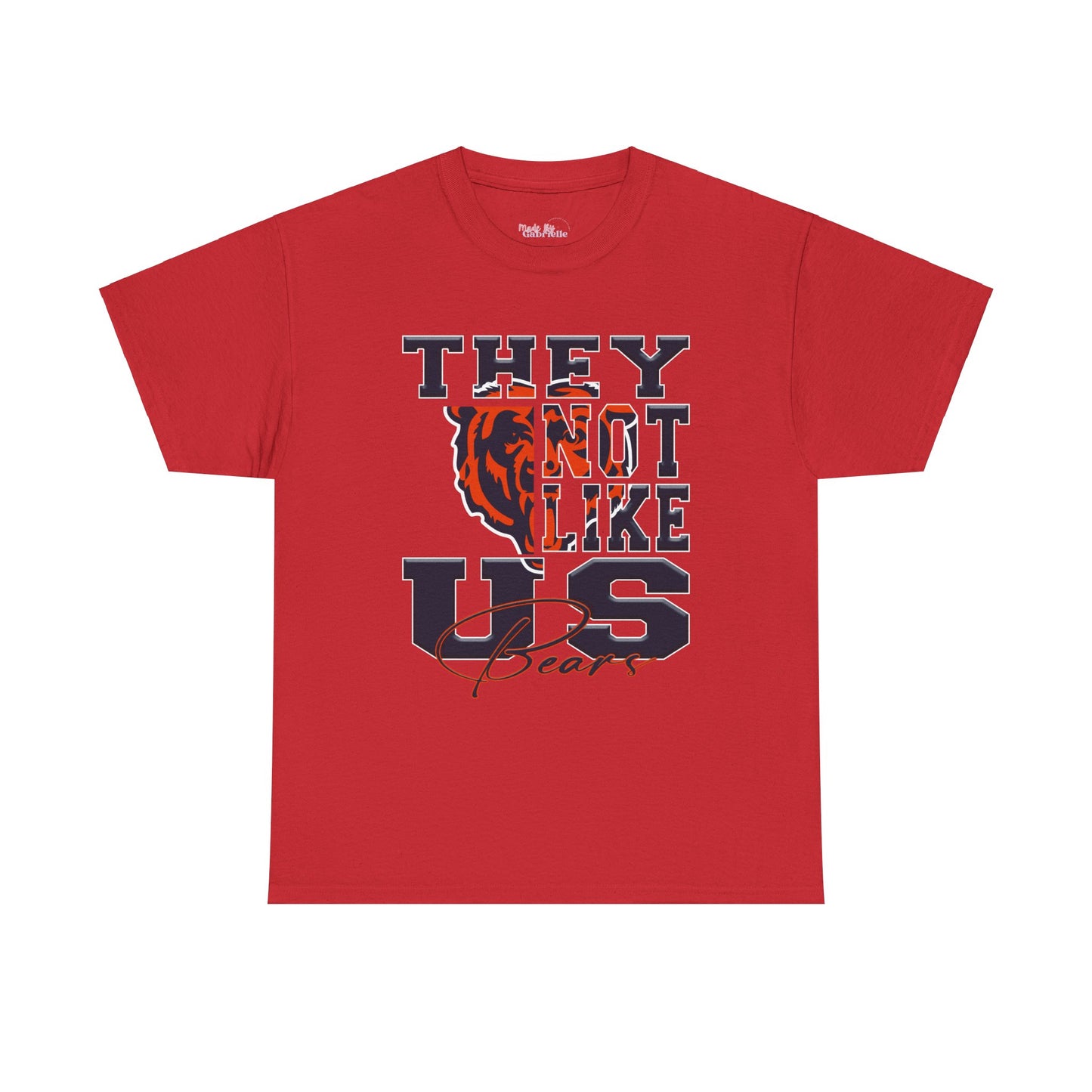 Football Tee, Bears Fan Shirt, Chicago Bears Unisex Tee, They Not Like Us, Sports Tee, Game Day Shirt, Chicago