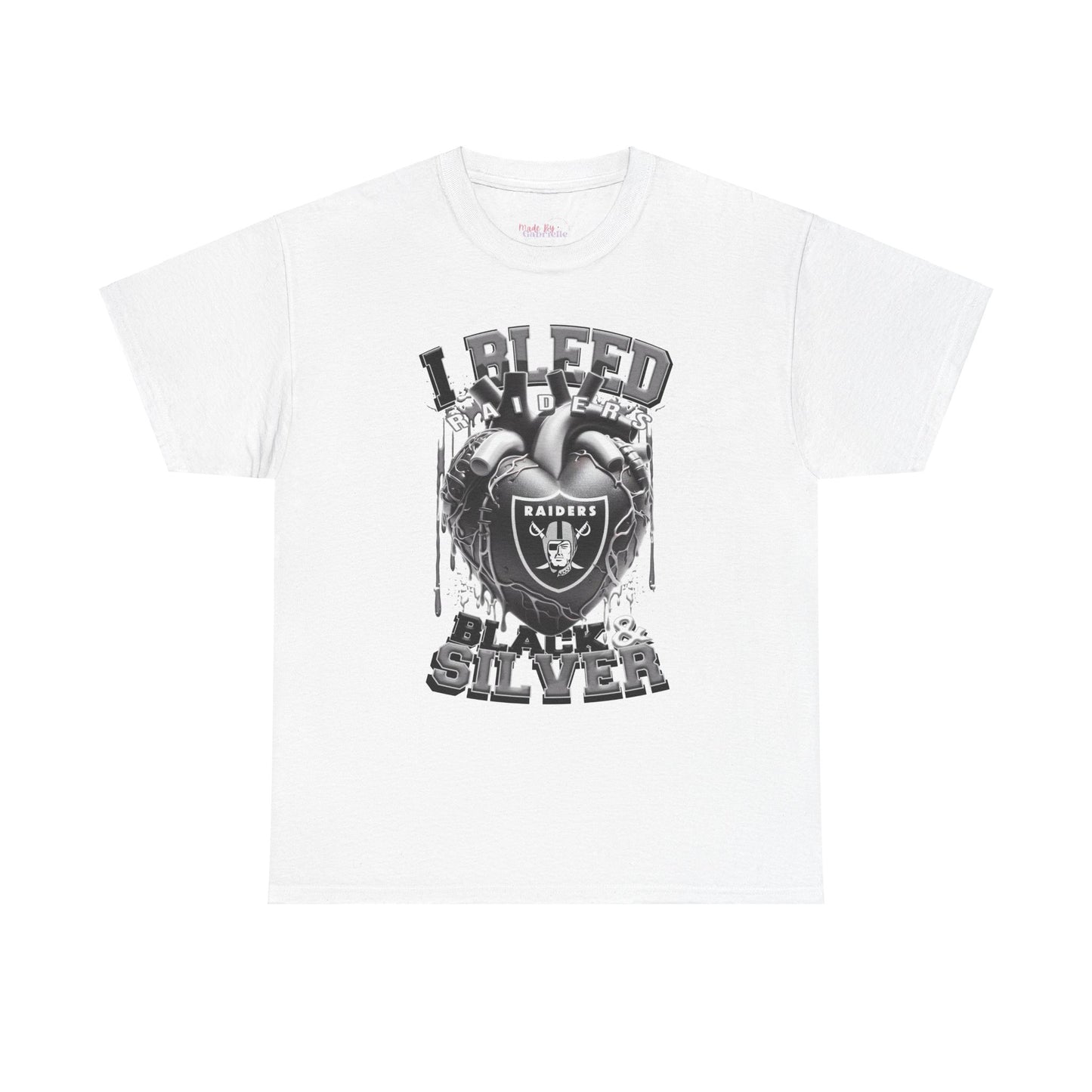 Las Vegas Radiers Unisex Tee, I Bleed Black & Silver, NFL Tshirt, Football Fan Shirt, Sports Tee