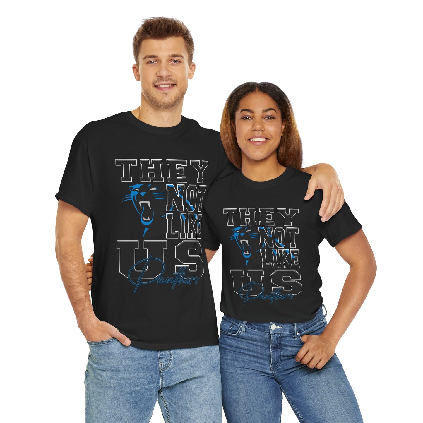 Carolina Panthers Football Tee, Carolina Panthers Fans Shirt, Carolina Panthers Unisex Tee, They Not Like Us, Sports Tee, Game Day Shirt