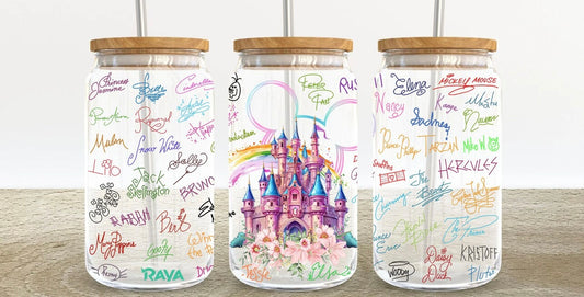 Magical Signatures 16oz Glass Can