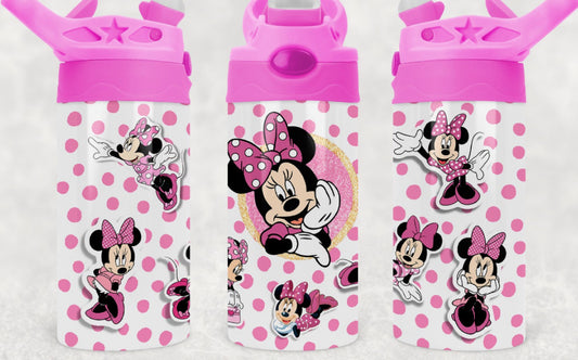 Polka Dot Minnie Mouse 12oz Tumbler