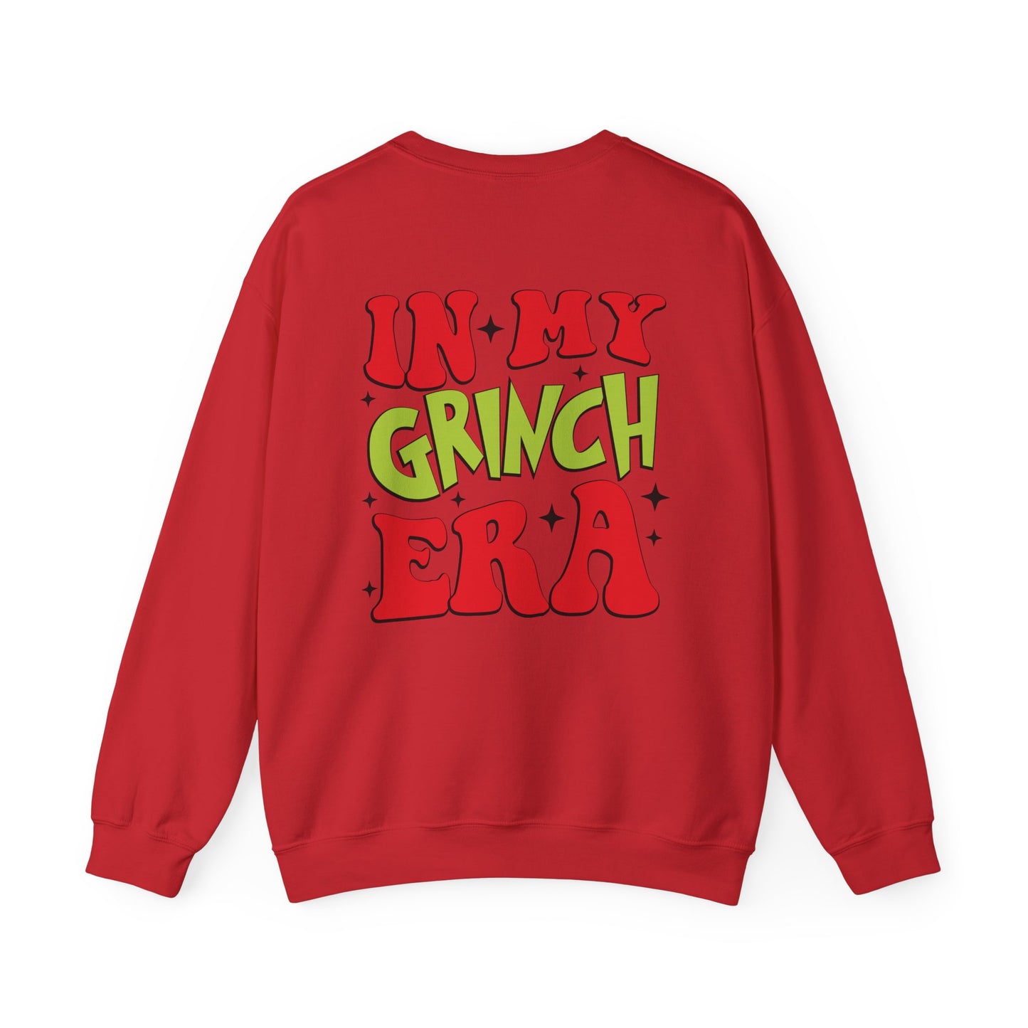 In My Grinchy Era Christmas Sweatshirt, Just do it Crewneck, Stink Stank Stunk Sweater, Chritstmas Gift, Christmas Apparel, Front & Back