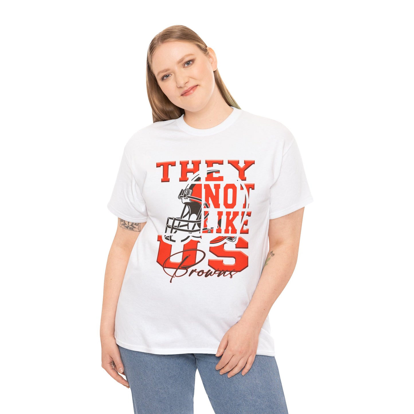 Cleveland Browns Football Tee, Browns Fans Shirt, Cleveland Browns Unisex Tee, They Not Like Us, Sports Tee, Game Day Shirt