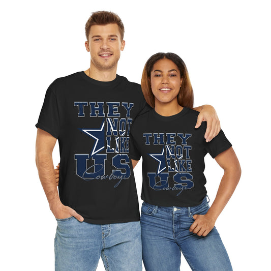 Dallas Cowboys Football Tee, Cowboys Fans Shirt, Dallas Cowboys Unisex Tee, They Not Like Us, Sports Tee, Game Day Shirt