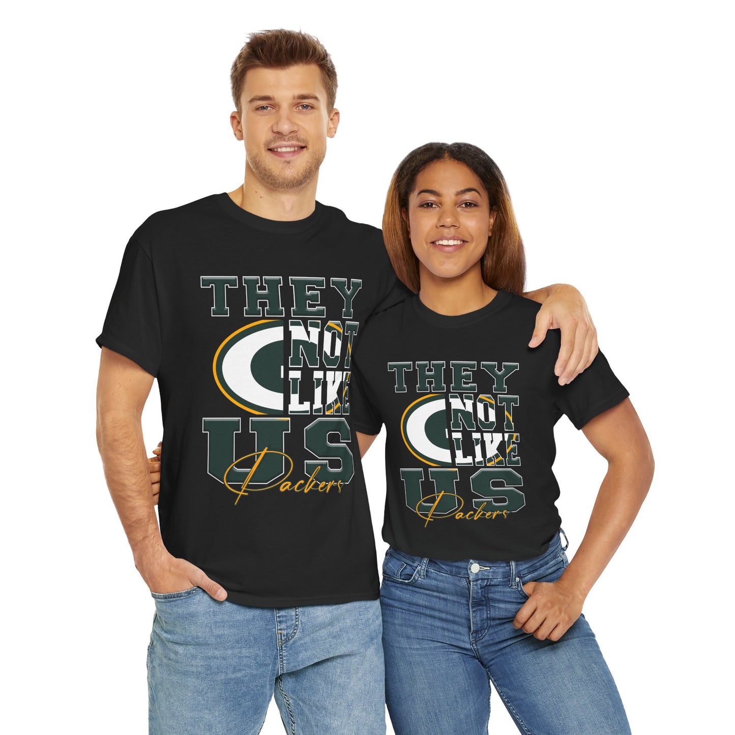 Green Bay Packers Football Tee, Packers Fans Shirt, Green Bay Packers Unisex Tee, They Not Like Us, Sports Tee, Game Day Shirt