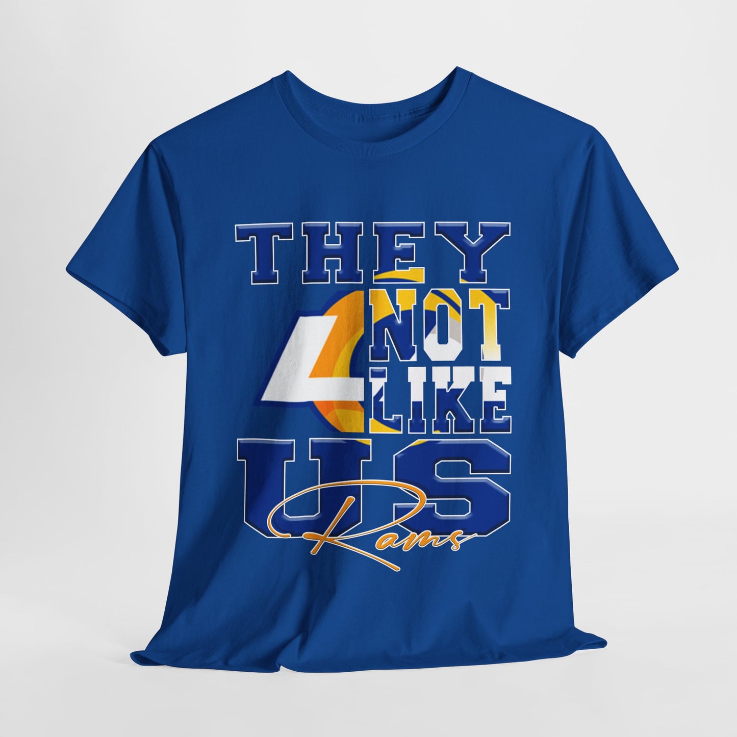 Los Angeles Rams Football Tee, Los Angeles Rams Fans Shirt, Los Angeles Rams Unisex Tee, They Not Like Us, Sports Tee, Game Day Shirt