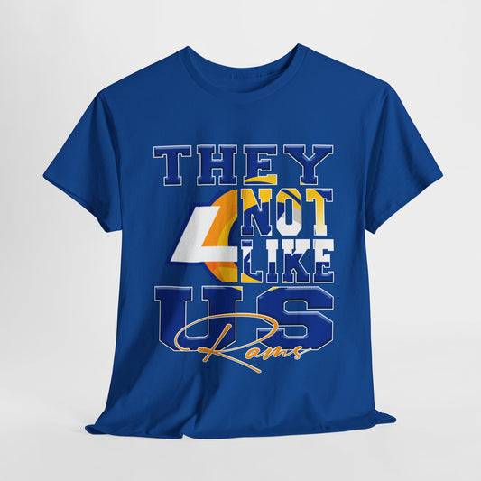 Los Angeles Rams Football Tee, Los Angeles Rams Fans Shirt, Los Angeles Rams Unisex Tee, They Not Like Us, Sports Tee, Game Day Shirt