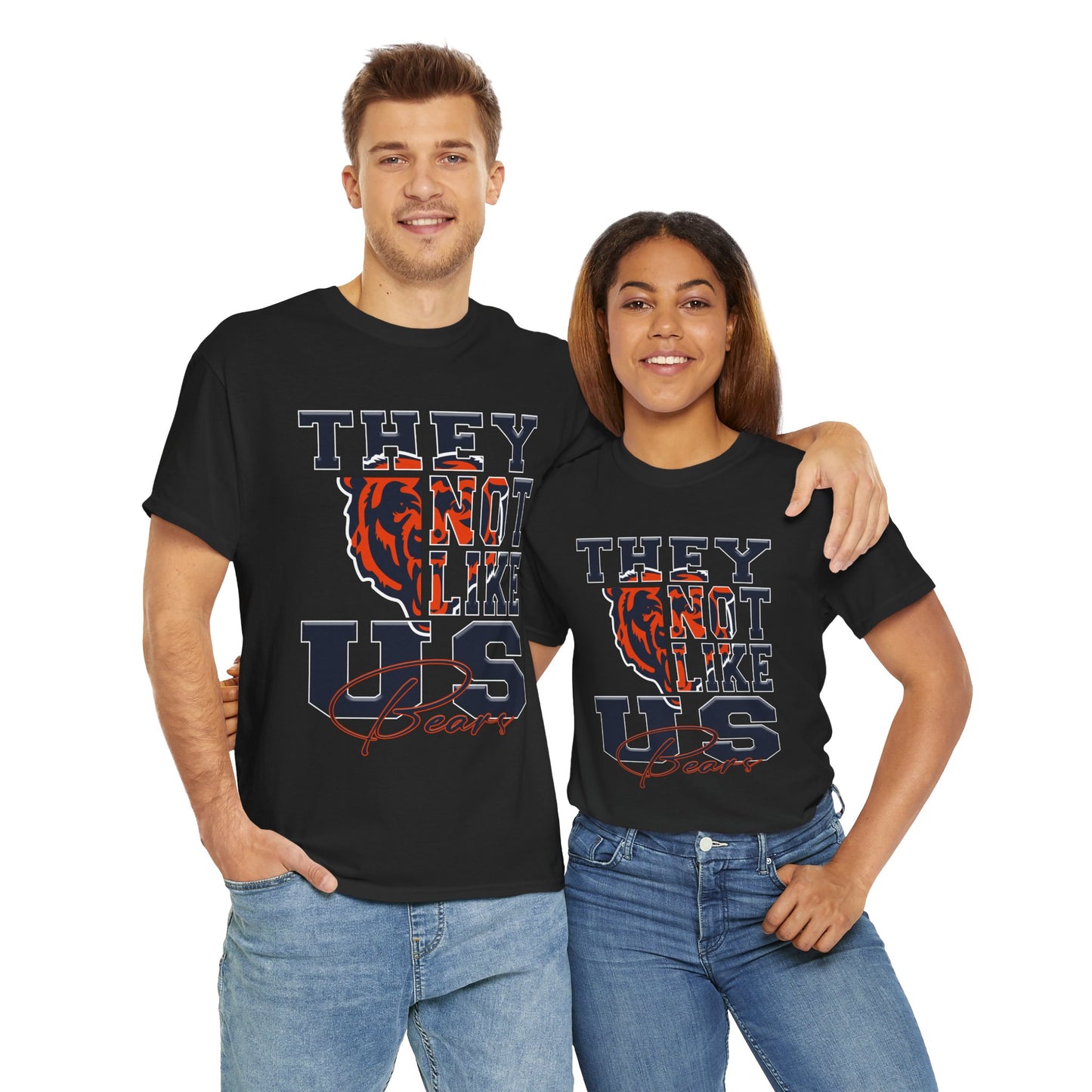 Football Tee, Bears Fan Shirt, Chicago Bears Unisex Tee, They Not Like Us, Sports Tee, Game Day Shirt, Chicago