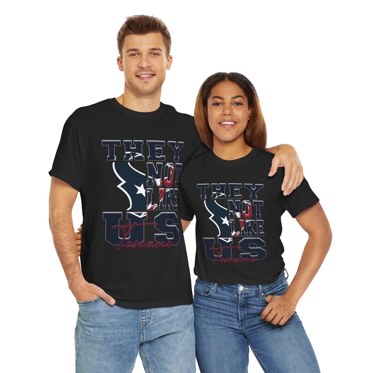 Houston Texans Football Tee, Houston Texans Fans Shirt, Houston Texans Unisex Tee, They Not Like Us, Sports Tee, Game Day Shirt