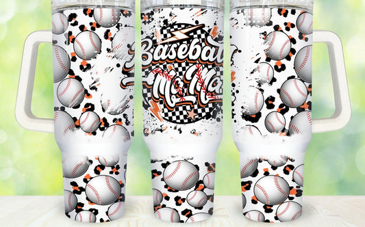 Baseball Mom 40oz Dupe Tumbler