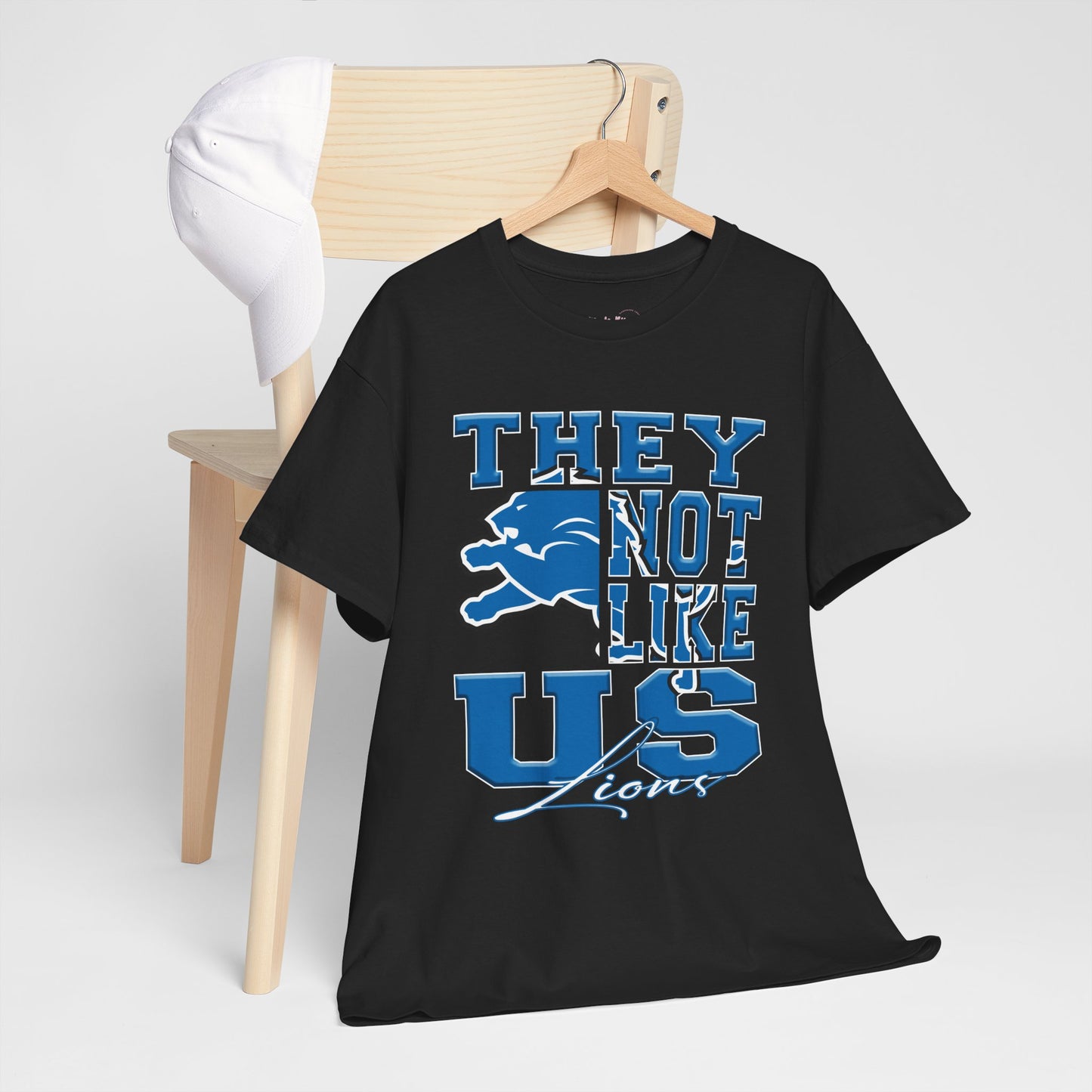 Detroit Lions Football Tee, Lions Fans Shirt, Detroit Lions Unisex Tee, They Not Like Us, Sports Tee, Game Day Shirt