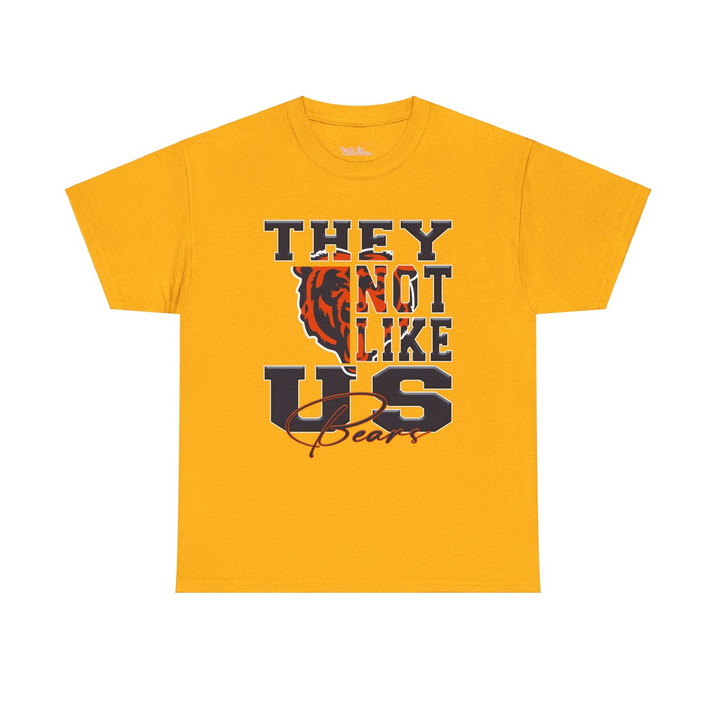 Football Tee, Bears Fan Shirt, Chicago Bears Unisex Tee, They Not Like Us, Sports Tee, Game Day Shirt, Chicago