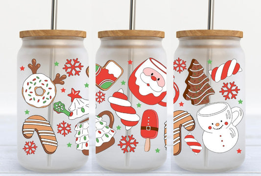 Christmas Favorites 16oz Glass Can