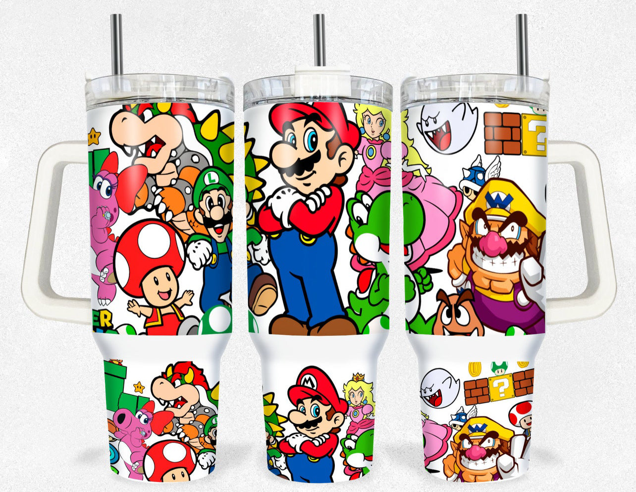 Mario & Crew 40oz Dupe Tumbler