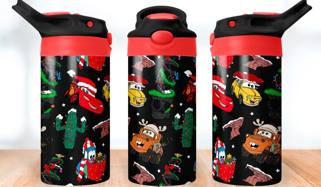 Cars Christmas 12oz Tumbler