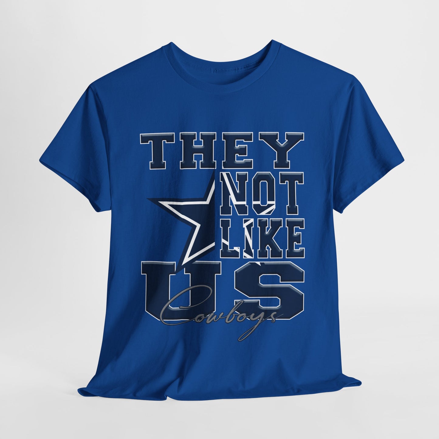 Dallas Cowboys Football Tee, Cowboys Fans Shirt, Dallas Cowboys Unisex Tee, They Not Like Us, Sports Tee, Game Day Shirt