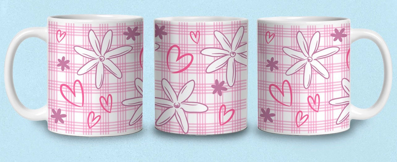 Pink Tiare Mug