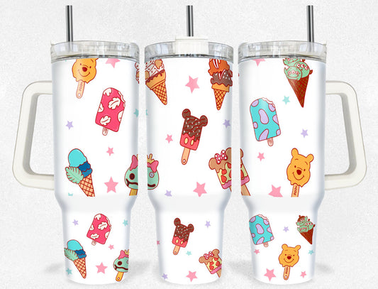 Magical Ice Cream 40oz Dupe Tumbler