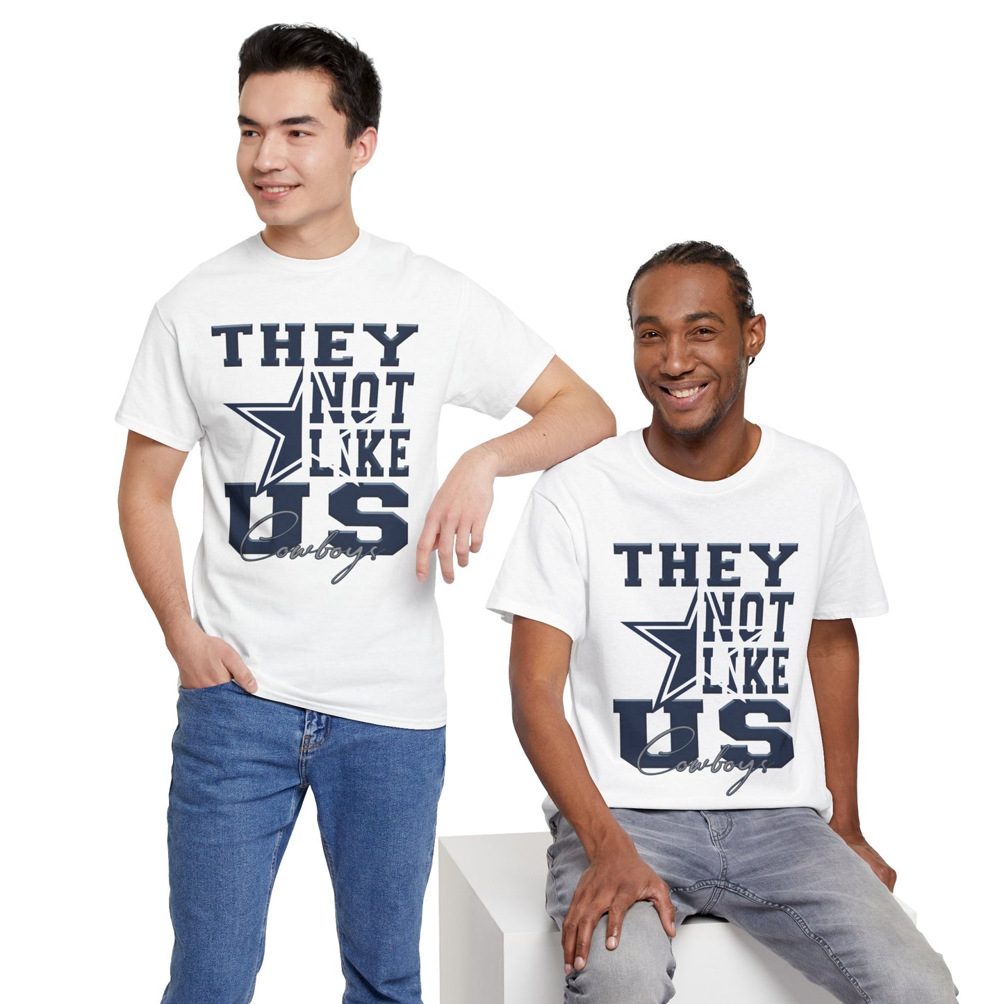 Dallas Cowboys Football Tee, Cowboys Fans Shirt, Dallas Cowboys Unisex Tee, They Not Like Us, Sports Tee, Game Day Shirt