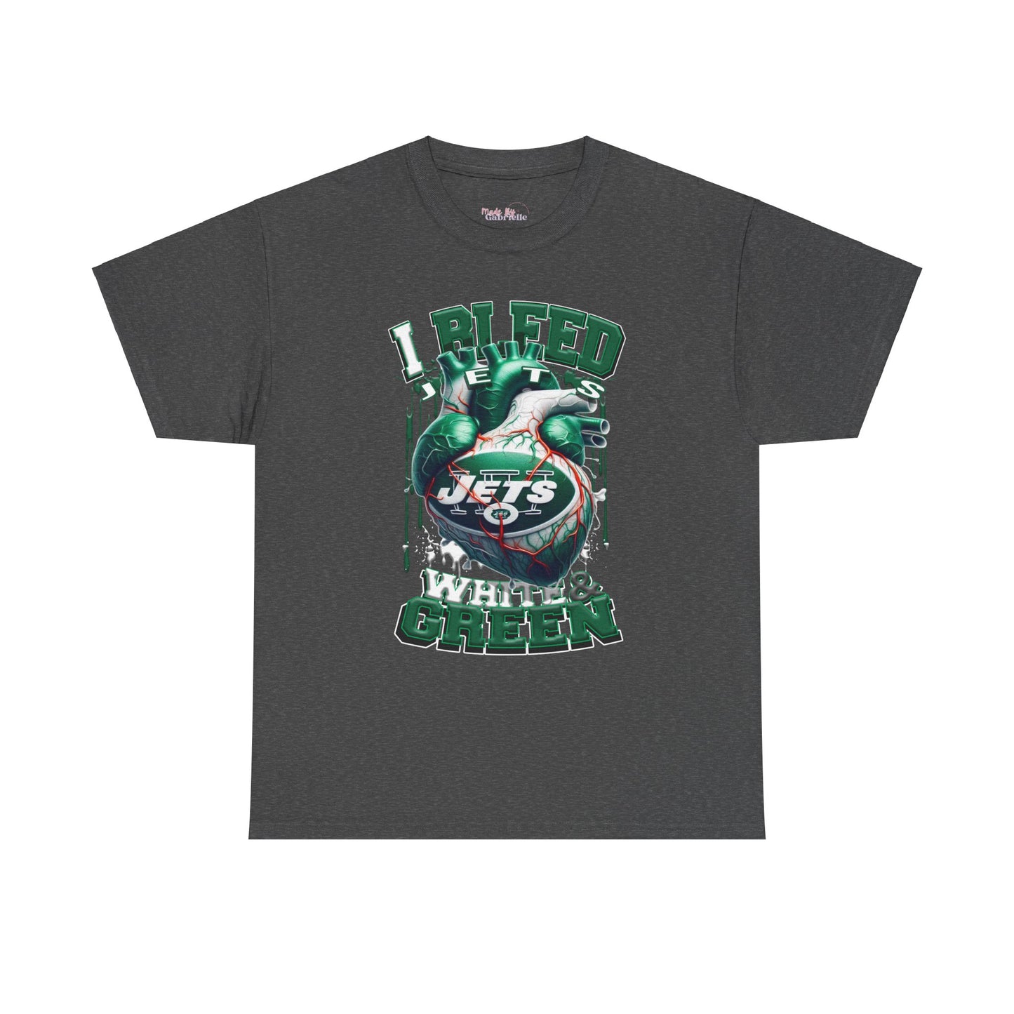 New York Jets Unisex Tee, I Bleed White & Green, NFL Tshirt, Football Fan Shirt, Sports Tee