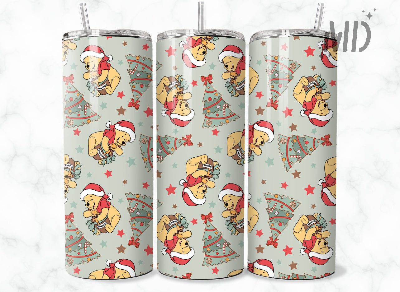 Pooh & Tree Christmas 20oz Tumbler