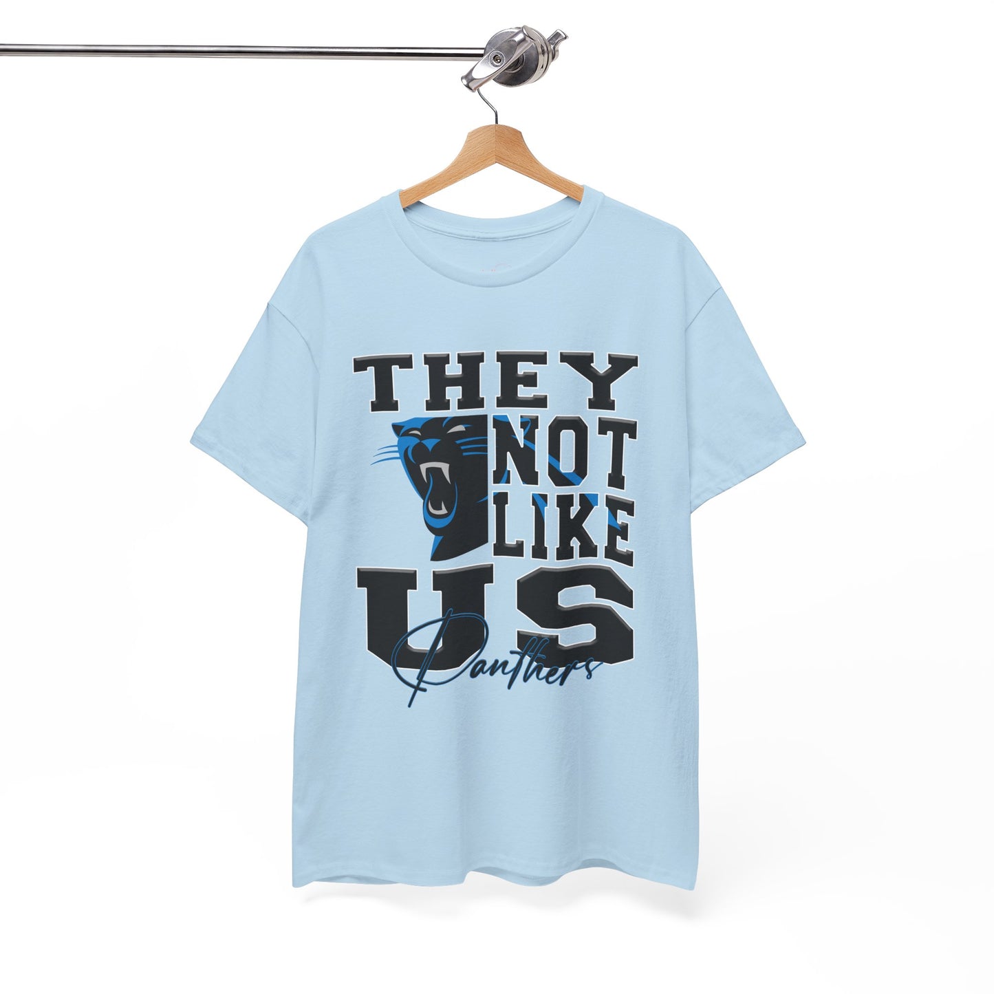 Carolina Panthers Football Tee, Carolina Panthers Fans Shirt, Carolina Panthers Unisex Tee, They Not Like Us, Sports Tee, Game Day Shirt