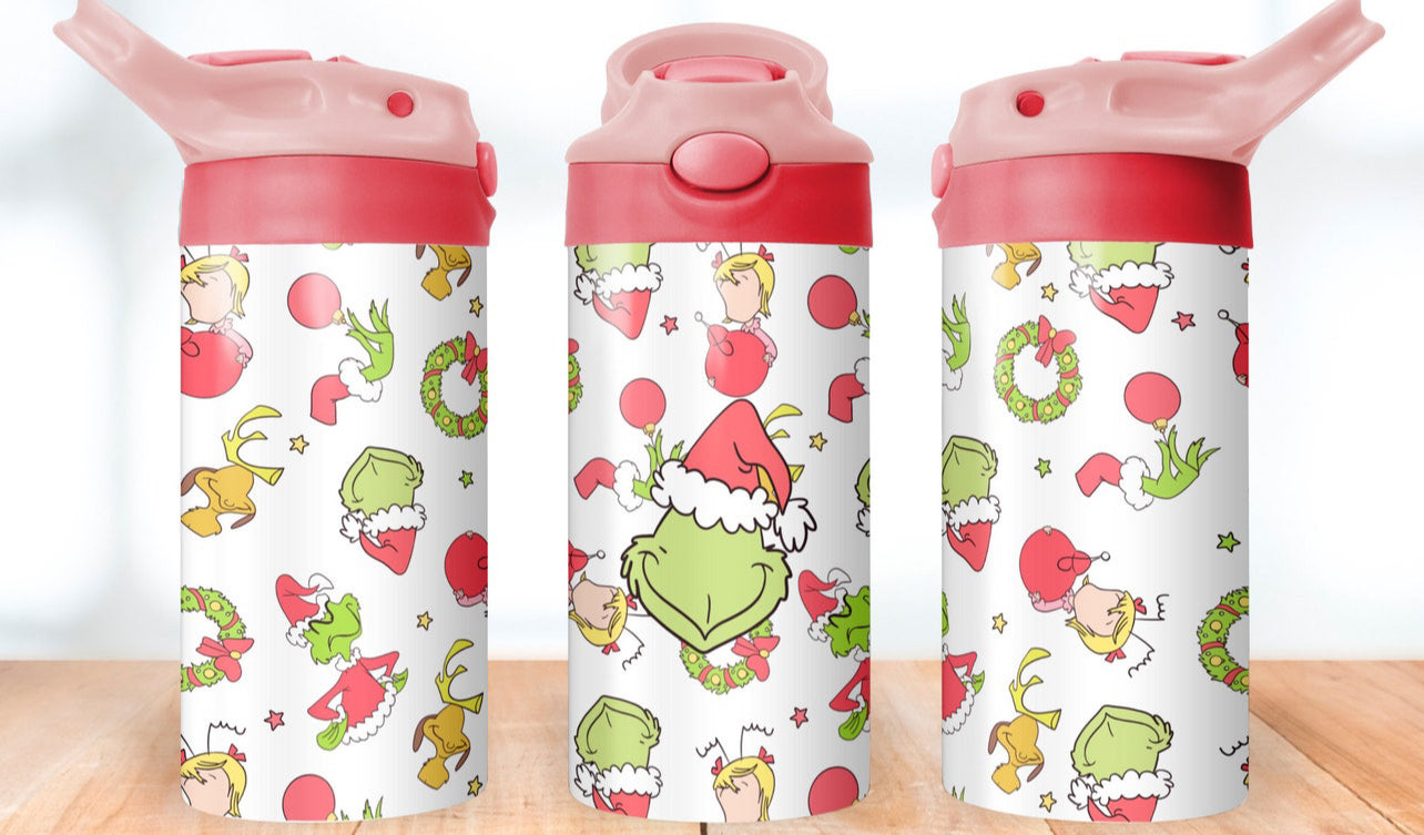 Grinchy Christmas 12oz Tumbler