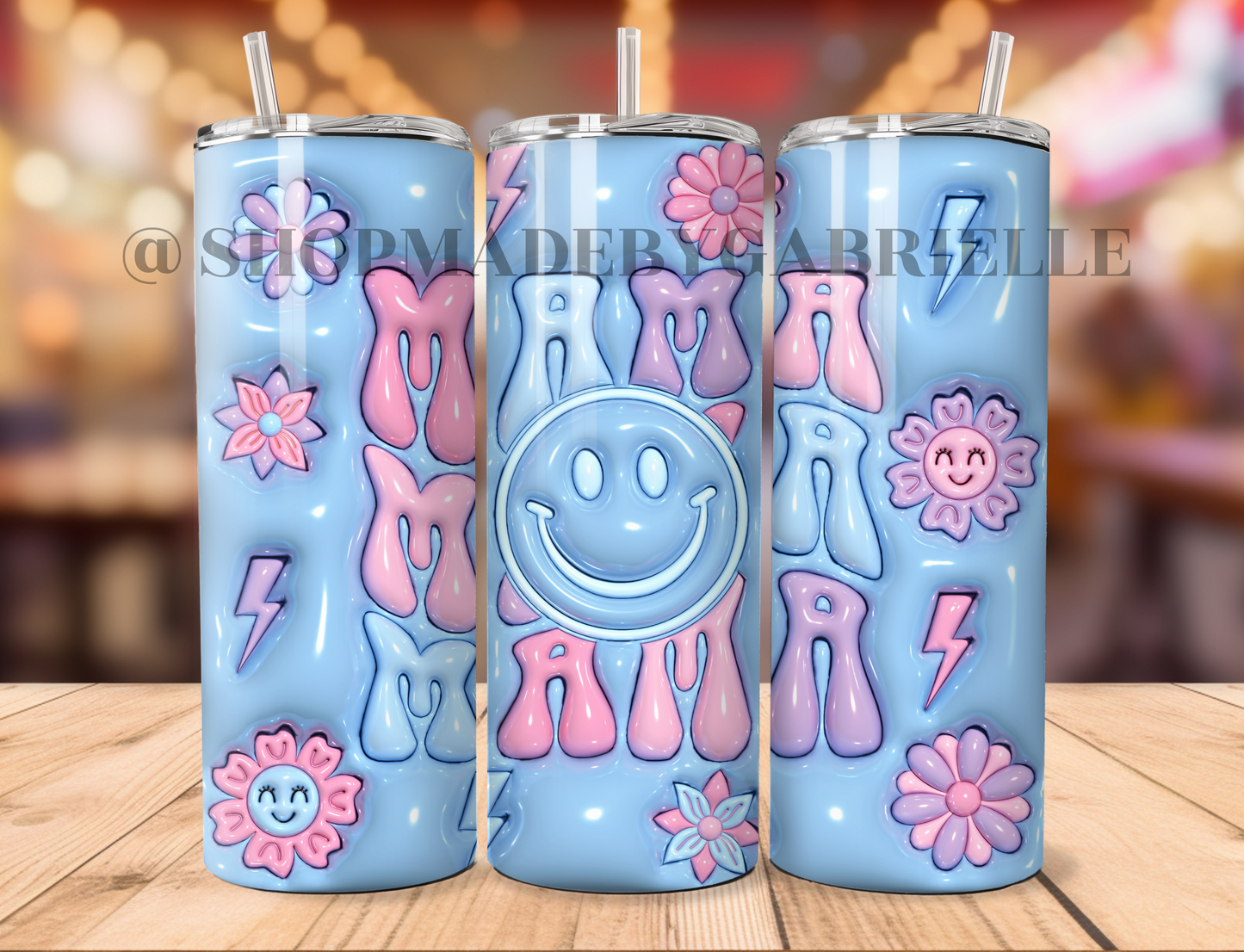 Groovy MAMA 3D 20oz Tumbler