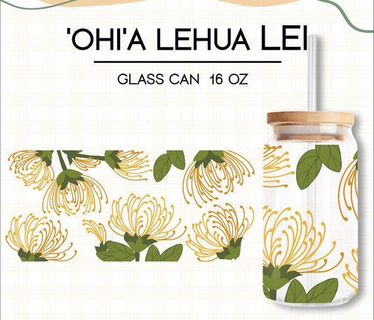 ‘Ohi’a Lehua 16oz Glass Can