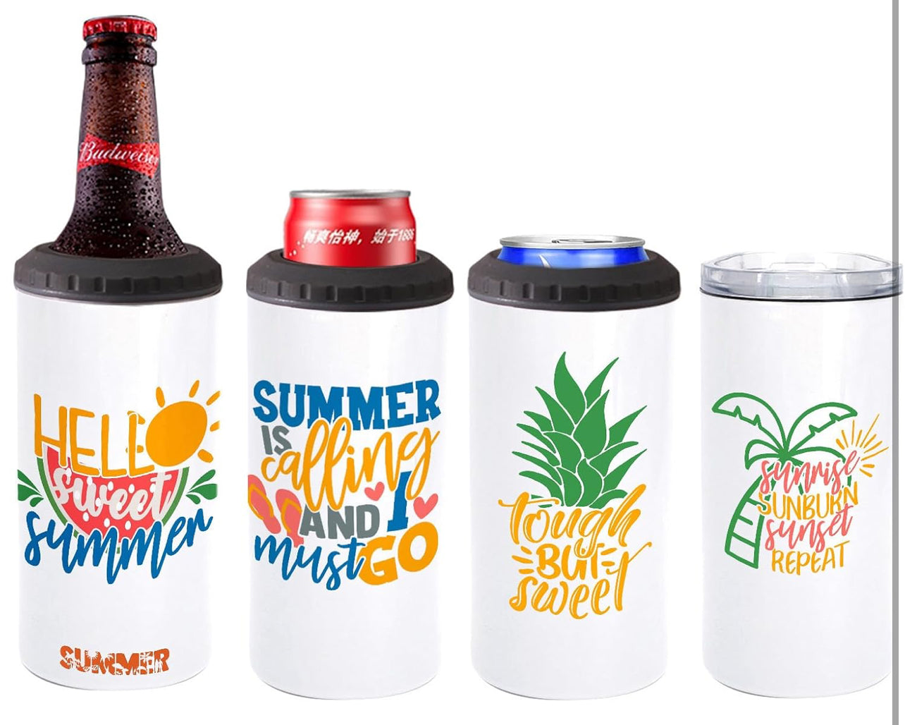 Completely Customizable 16oz 4-in-1 Beer Koozie