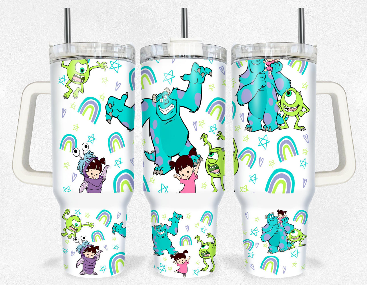 Monsters Inc 40oz Dupe Tumbler