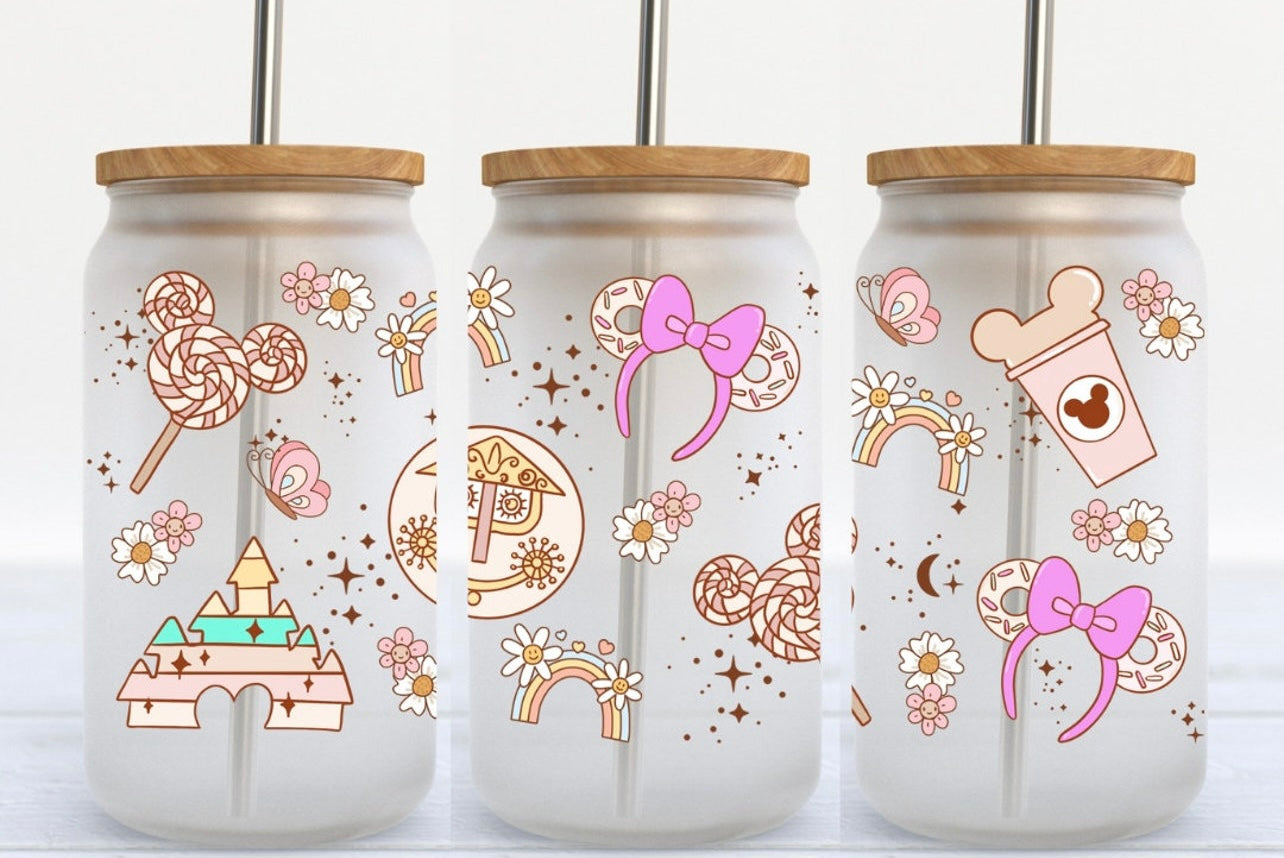 Boho Park Favorites 16oz Glass Can