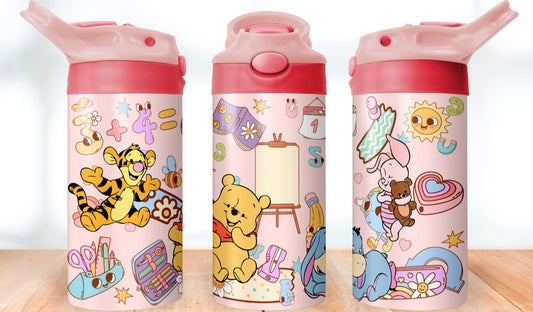 Back 2 School Pooh & Crew 12oz Tumbler