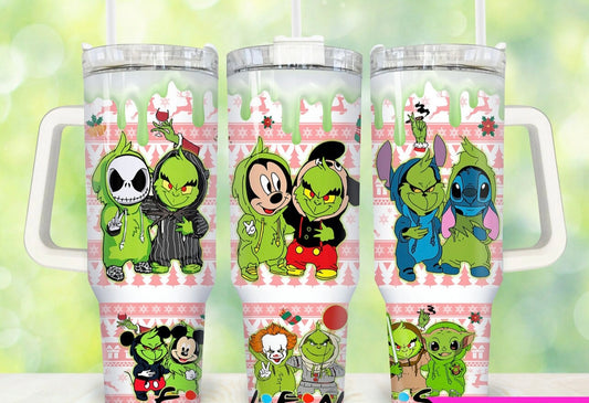 Magical Friends Halloween 40oz Dupe Tumbler