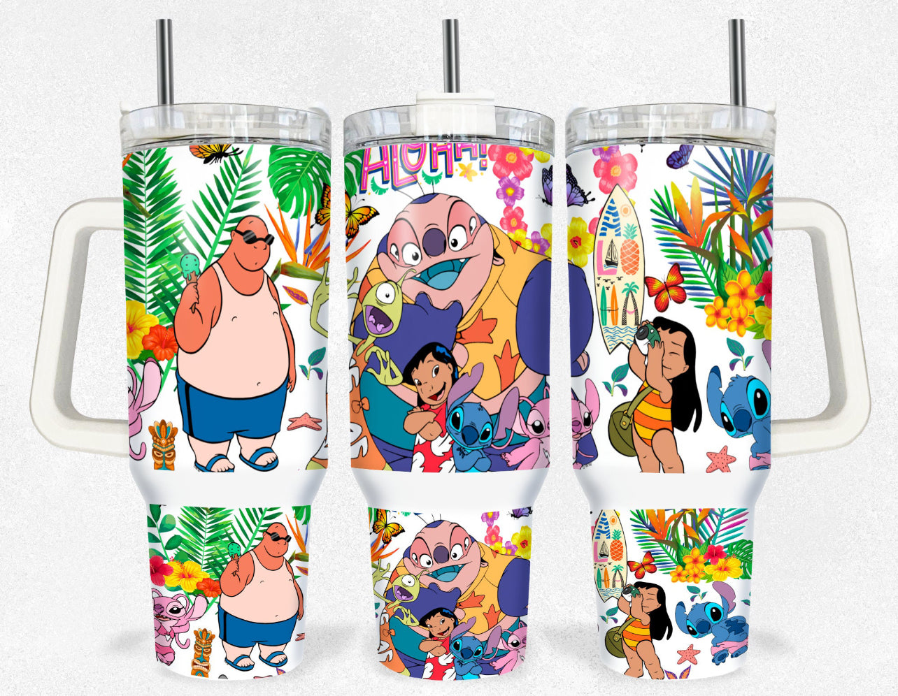 Lilo & Stitch 40oz Dupe Tumbler