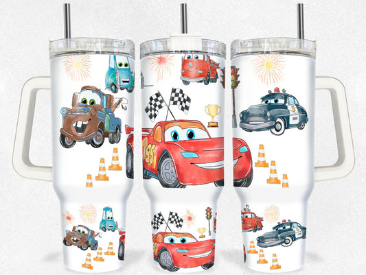 Cars 40oz Dupe Tumbler