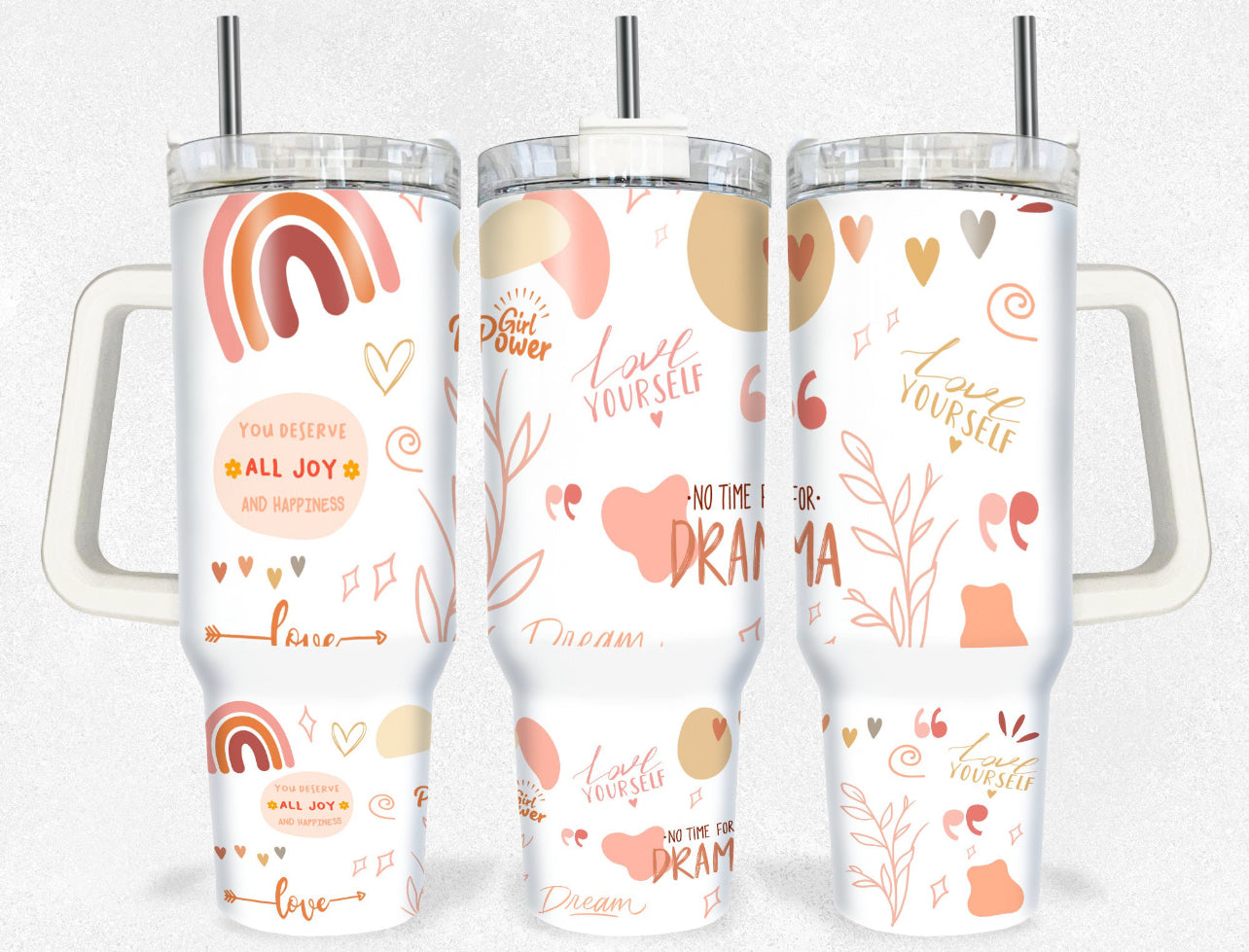 Affirmations 40oz Dupe Tumbler