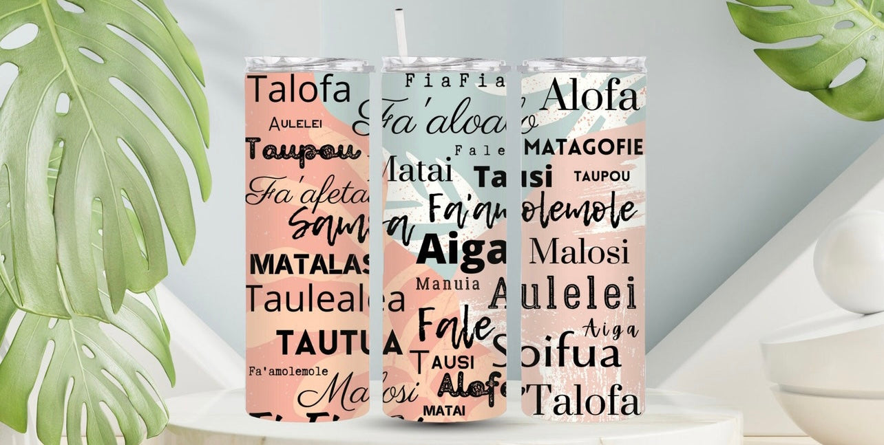 Samoan Words 20oz Tumbler