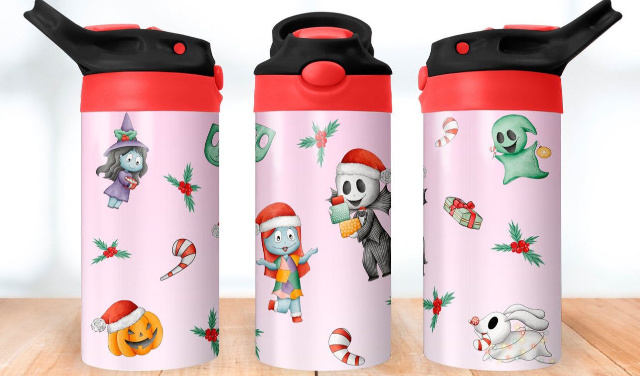 Jack & Sally Christmas 12oz Tumbler